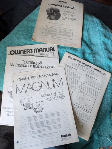 Wheel horse manual - wheel,